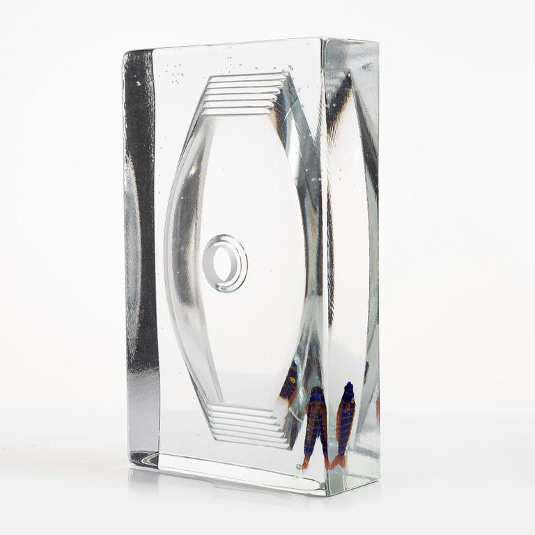 Kjell Engman, Wash basin, glass, "Lagoon", Kosta Boda.