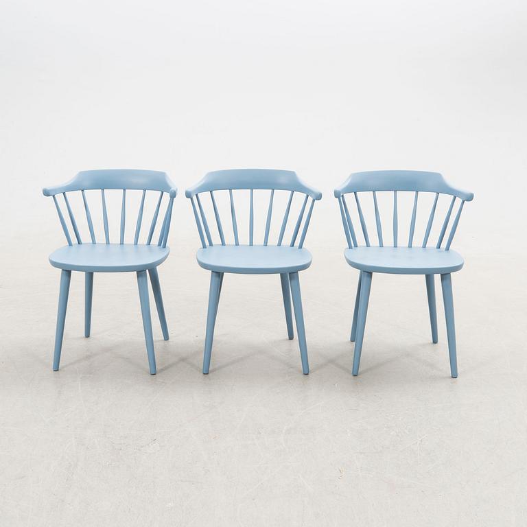 Yngve Ekström, Armchairs 3 pcs "Småland Bistro" second half of the 20th century.