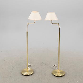 Golvlampor 1 par, Belysia AB Sweden, 1900-talets senare hälft.