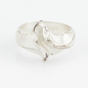 Lapponia, tre par örhängen, en ring och ett collier, silver.