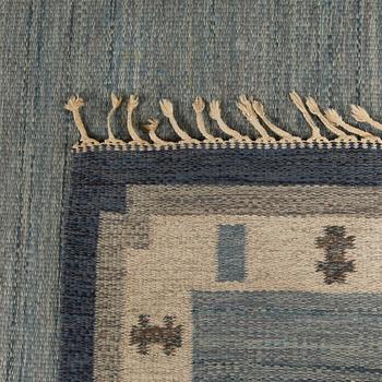 MATTA, rölakan, Ingegerd Silow, signerad IS, omkring 1900-talets mitt. 136 x 203 cm.