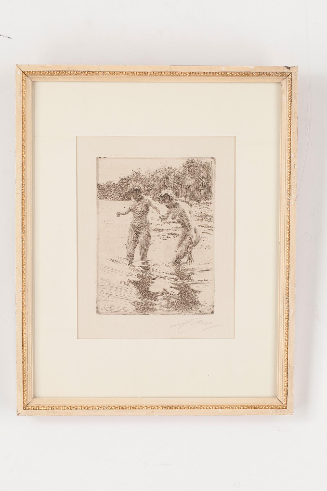 Anders Zorn, "Two bathers".