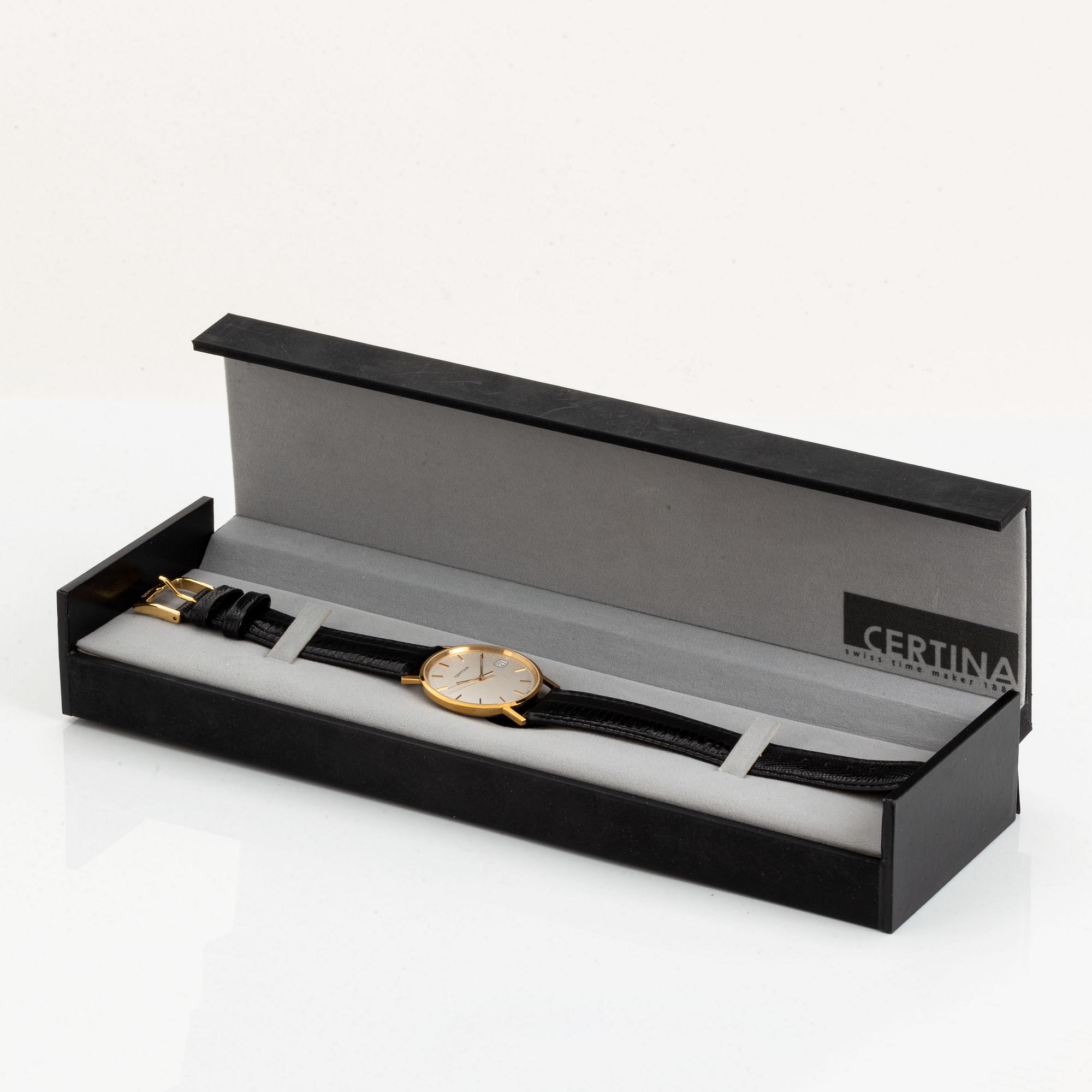 Certina, wristwatch, 33 m.