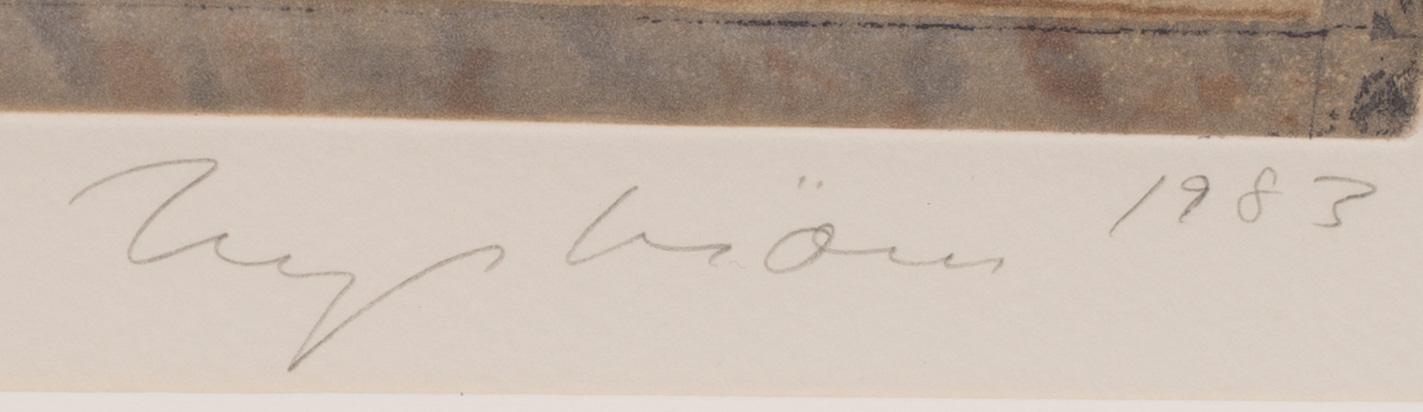 HELMTRUD NYSTRÖM, litograph in colour, signed and numbered 39/90,