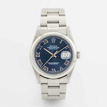 Rolex, Datejust, wristwatch, 36 mm.