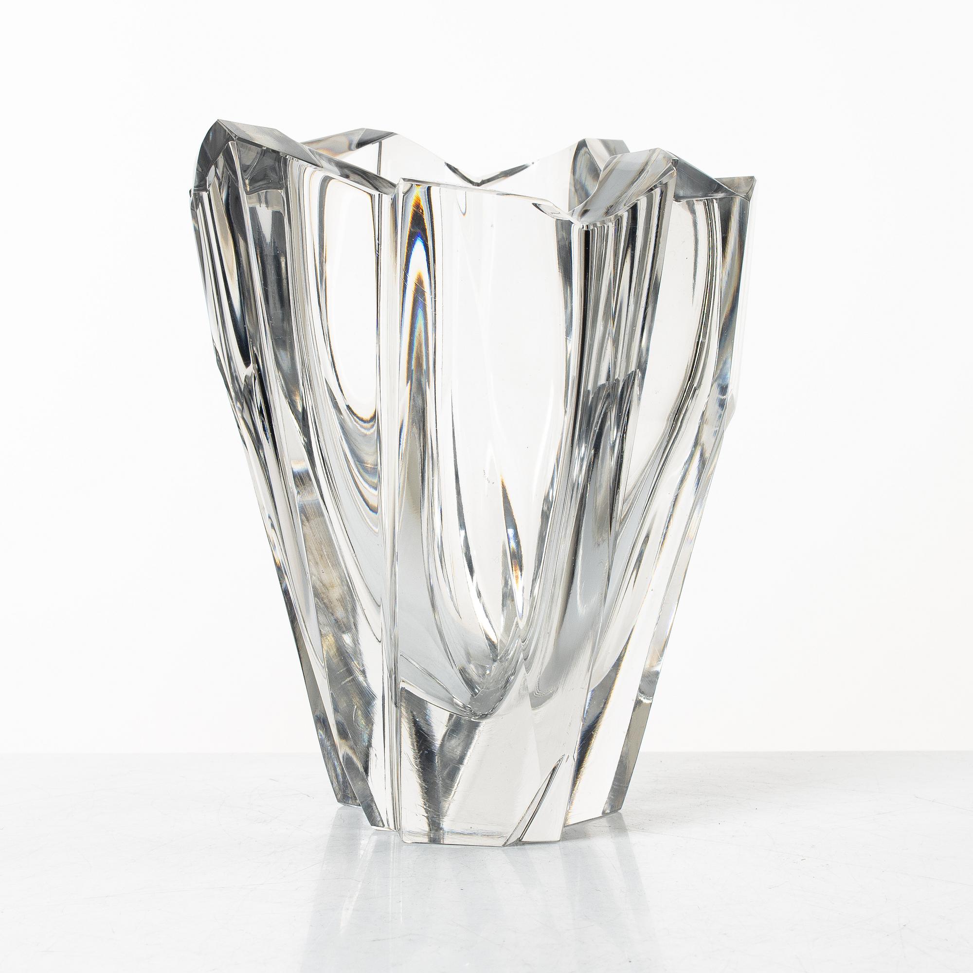 Tapio Wirkkala, vas, modell 3825, "Isberg", Iittala, Finland, 1956.