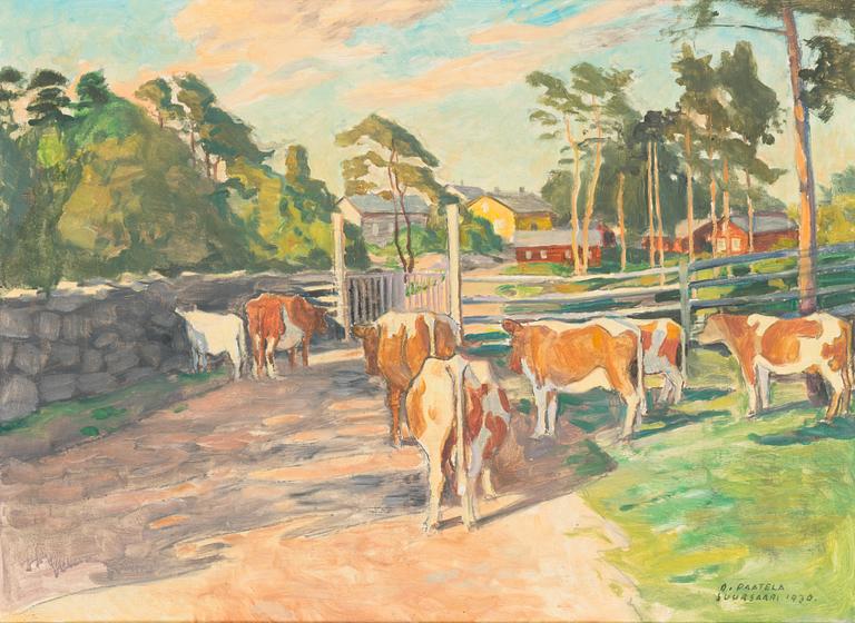 Oskari Paatela, oil on canvas, signed and dated 1930.