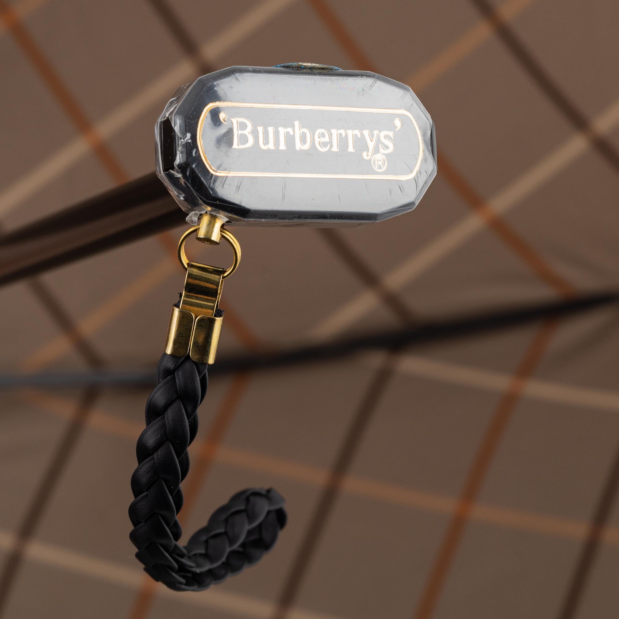 Burberrys, foldable umbrella.