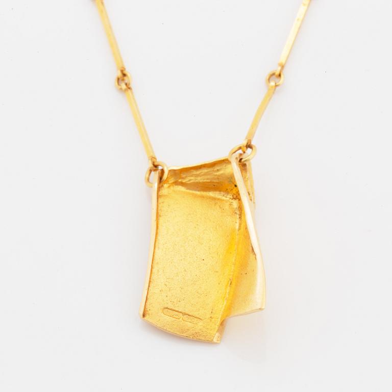Matti Hyvärinen, collier, 18K guld.