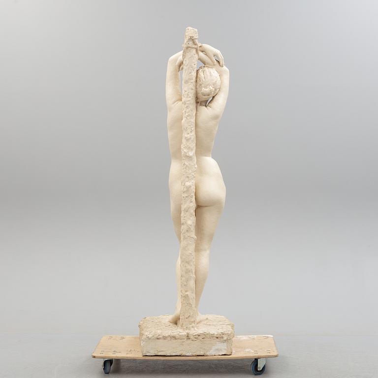 GUSTAF MALMQUIST, skulptur, gips, signerad.