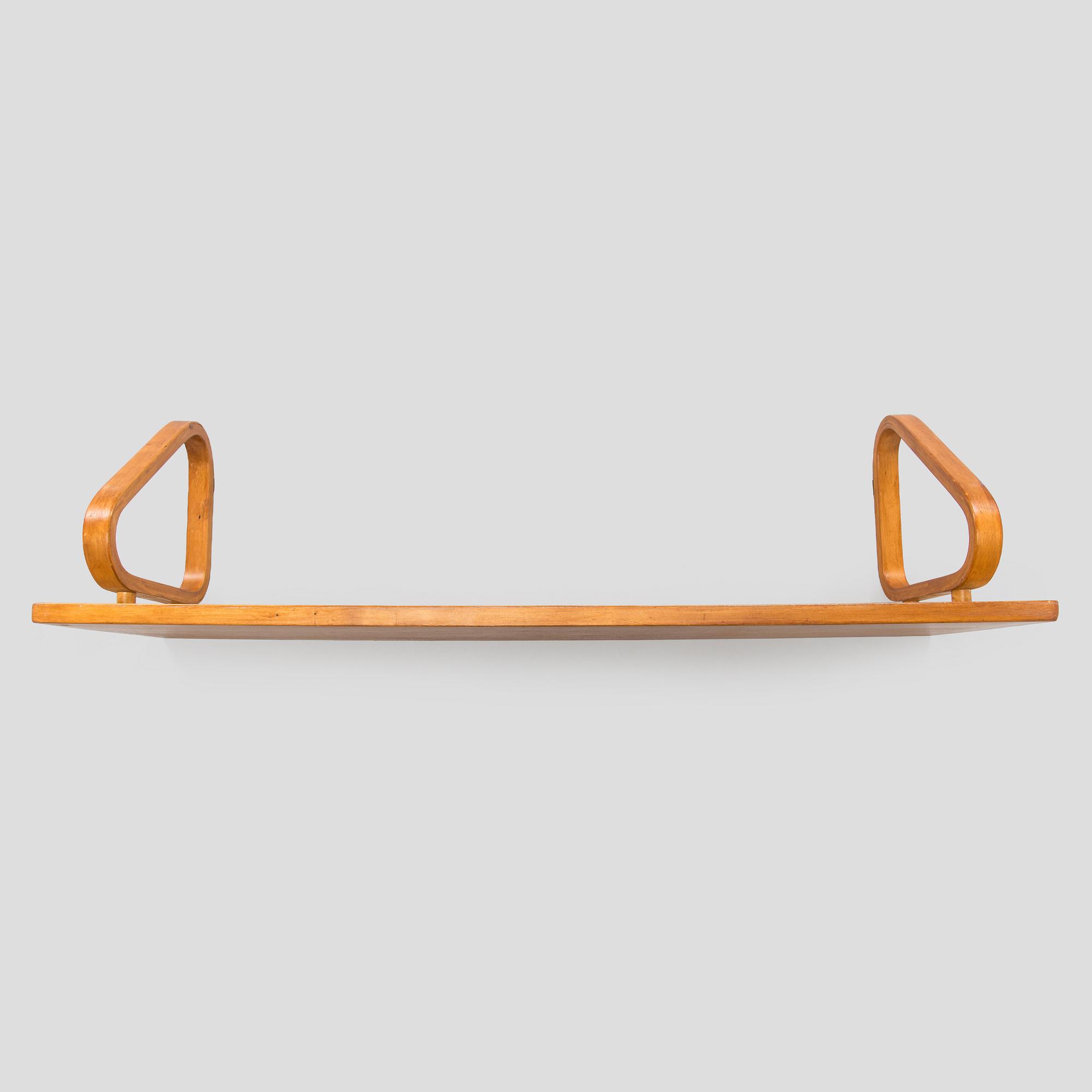 Alvar Aalto, a 1930s shelf, model 112/L for O.Y. Huonekalu- ja Rakennustyötehdas A.B.