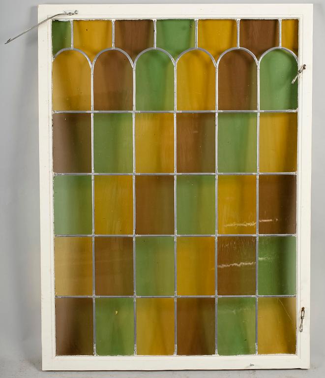 BLYGLASFÖNSTER, 1900-talets första hälft.