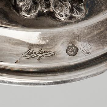 A set of ten sterling silver dessert bowls, Spain, mid-20th century.