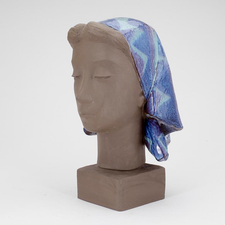 FIGURIN, lergods, Johannes Hedegaard, Aluminia, Danmark, sign o numr 159/2897.