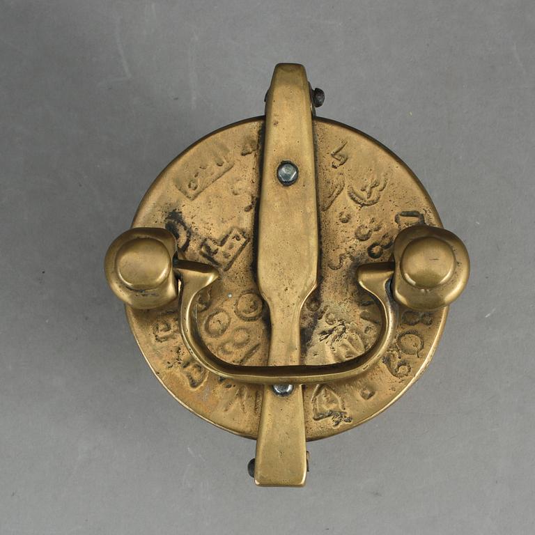 VIKTSATS, mässing, 1800-talets början.