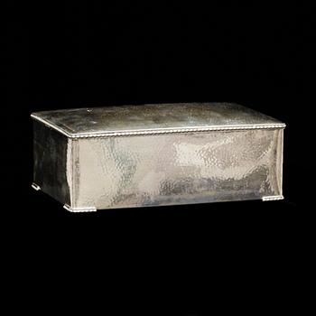 CIGARRSKRIN, silver, CG Hallberg, 1900-talets första hälft.