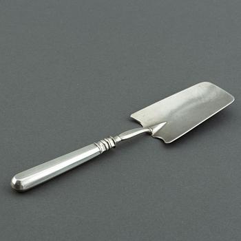 A russian silver serving spoon,  St Petersburg 1908-26.