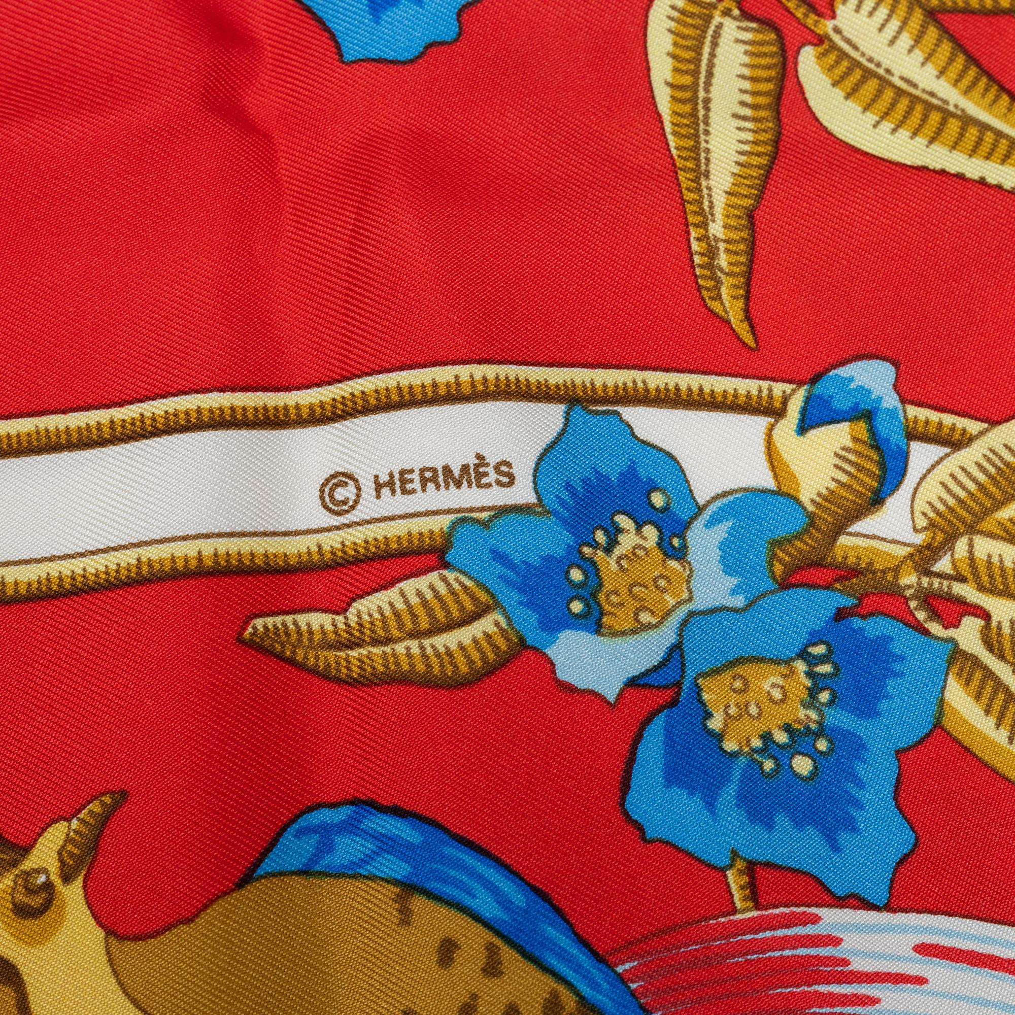 Hermès, scarf, "Caraïbes".