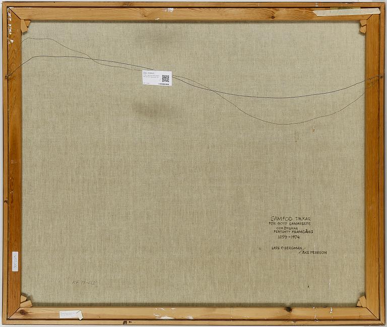 CARL-ANTON AXELSSON, olja på duk. Signerad.