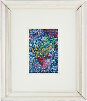 NELL WALDEN, mixed media on paper.