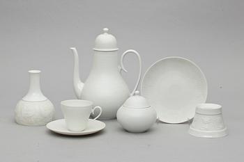 KAFFESERVIS, 17+6 delar, porslin, Rosenthal, Studio line.