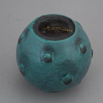 BO FAJANS, vas, lergods, 1900-talets första hälft.