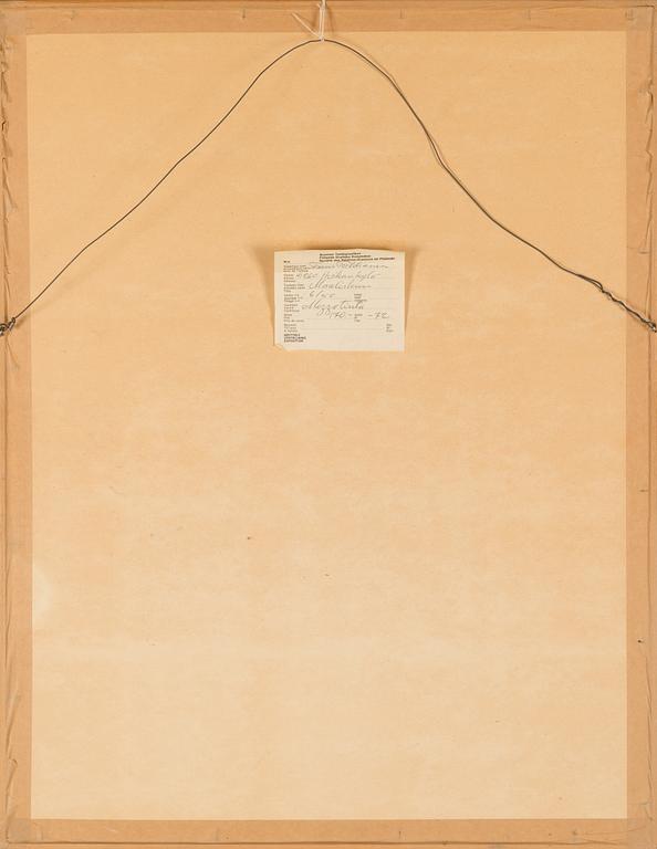 Frans Toikkanen, mezzotint, signerad och daterad -72, numrerad Tpl'a 6/50.