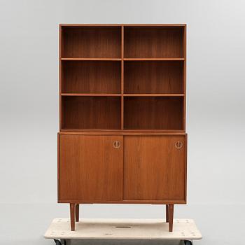 SIDEBOARD/SKÅP/BOKHYLLA, teak och teakfanér. Bräntorps. 1960-tal.