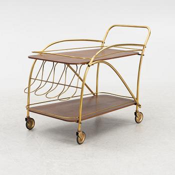 Serving trolley, 1950s-60s.