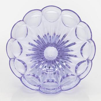 Aimo Okkolin, a 'Kullero' (Globeflower) bowl, signed Aimo Okkolin, Riihimäen Lasi Oy.