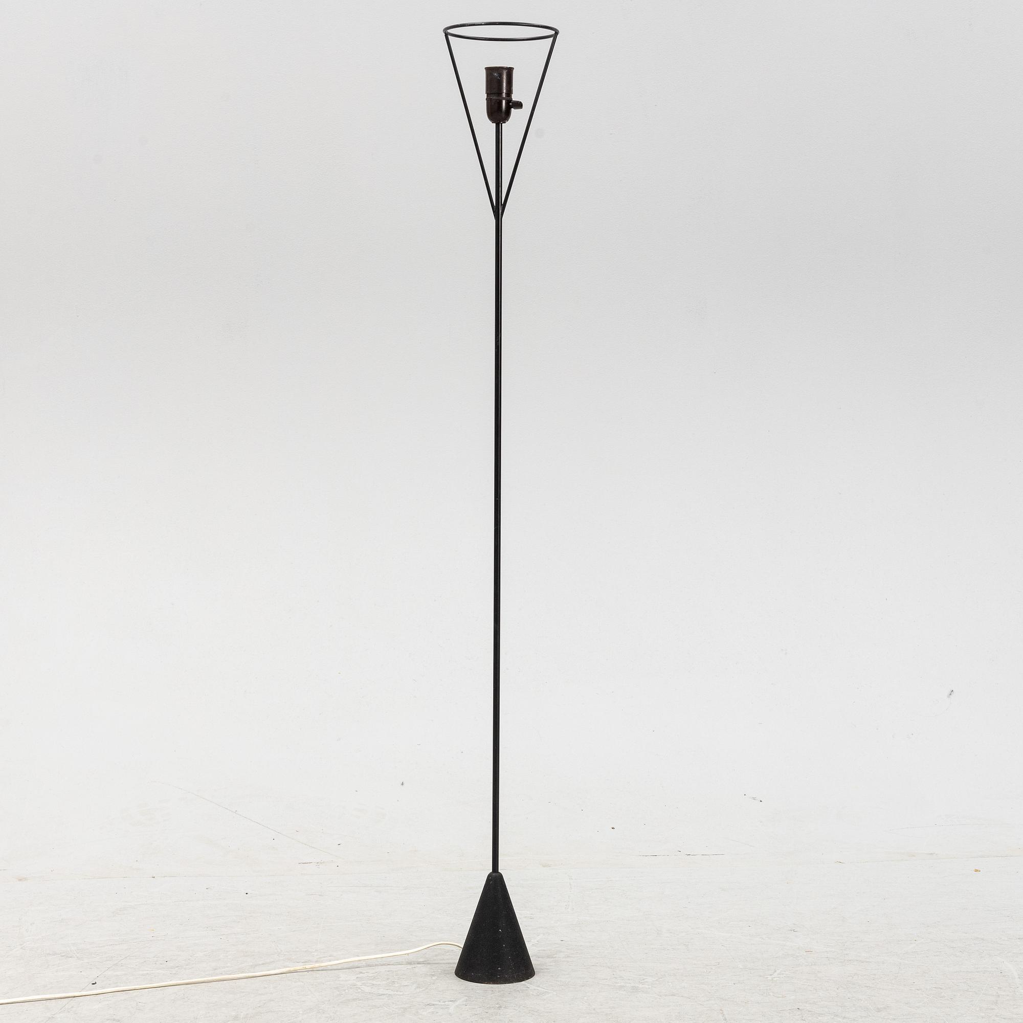 A Swedish Modern floor lamp by Carl Auböck, 'Vice versa', ASEA.