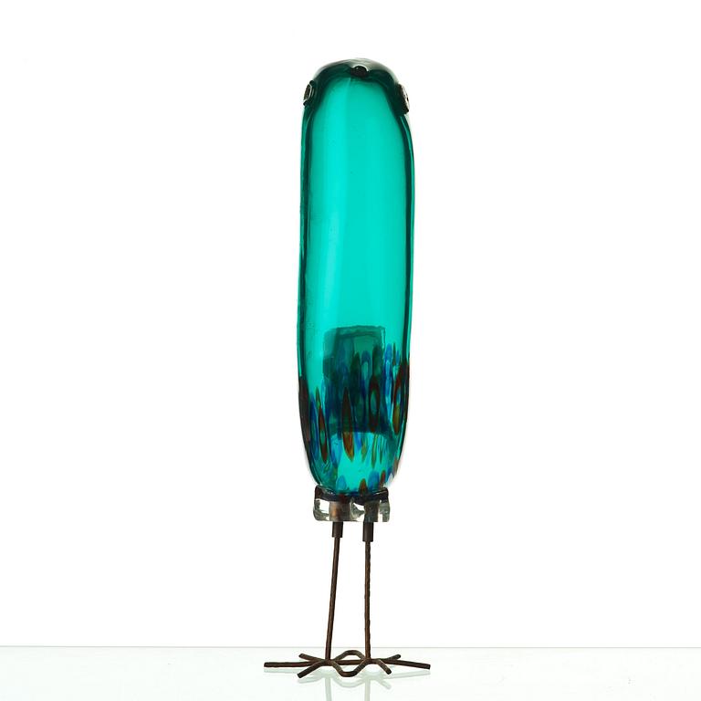 Alessandro Pianon, fågel, "Pulcino", Vistosi, Italien, 1960-tal.