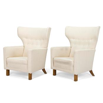 A pair of mid-20th century 'Mexico' armchairs for Paul Boman Ltd.