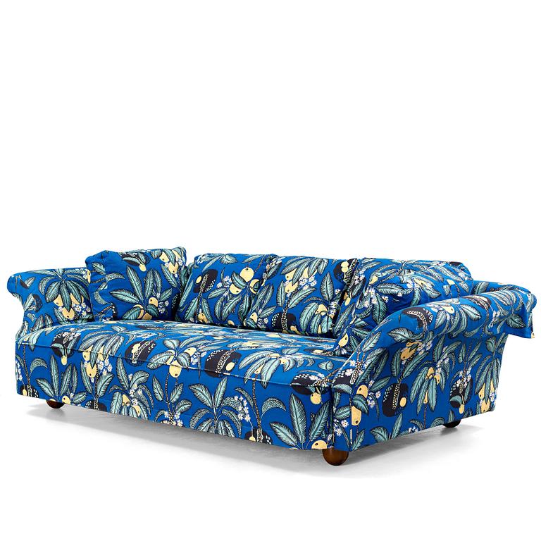 Josef Frank, a 'Liljevalchs' sofa by Svenskt Tenn, Sweden, upholstered in Frank's fabric Notturno.