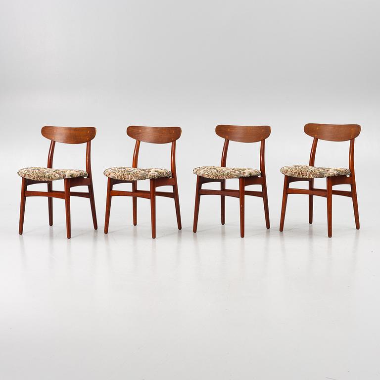 Chairs, 4 pcs, Farstrup, Denmark, 1960s.