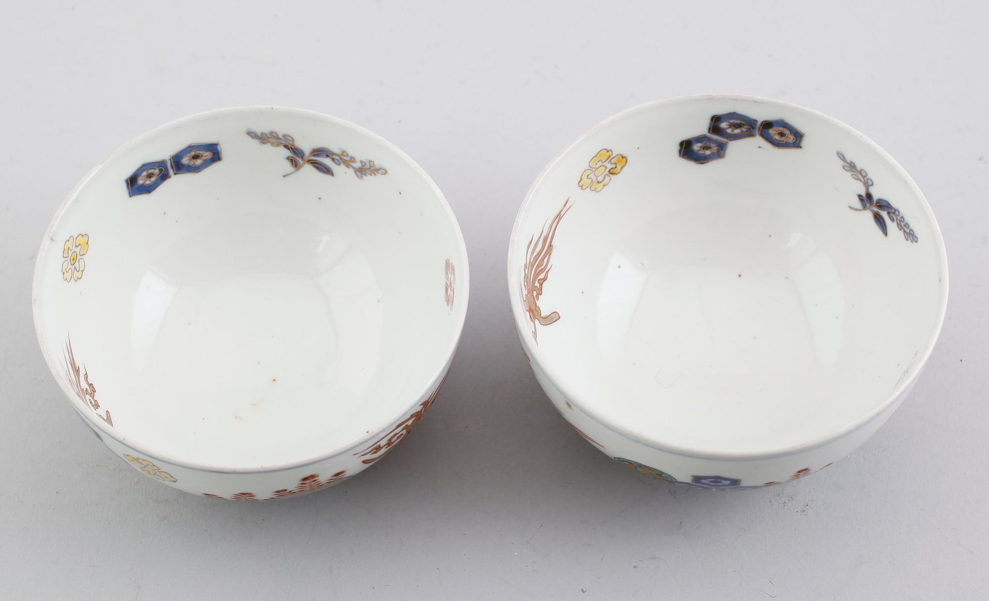 SKÅLAR, 1 par, porslin, Kina, 1800-/1900-tal.