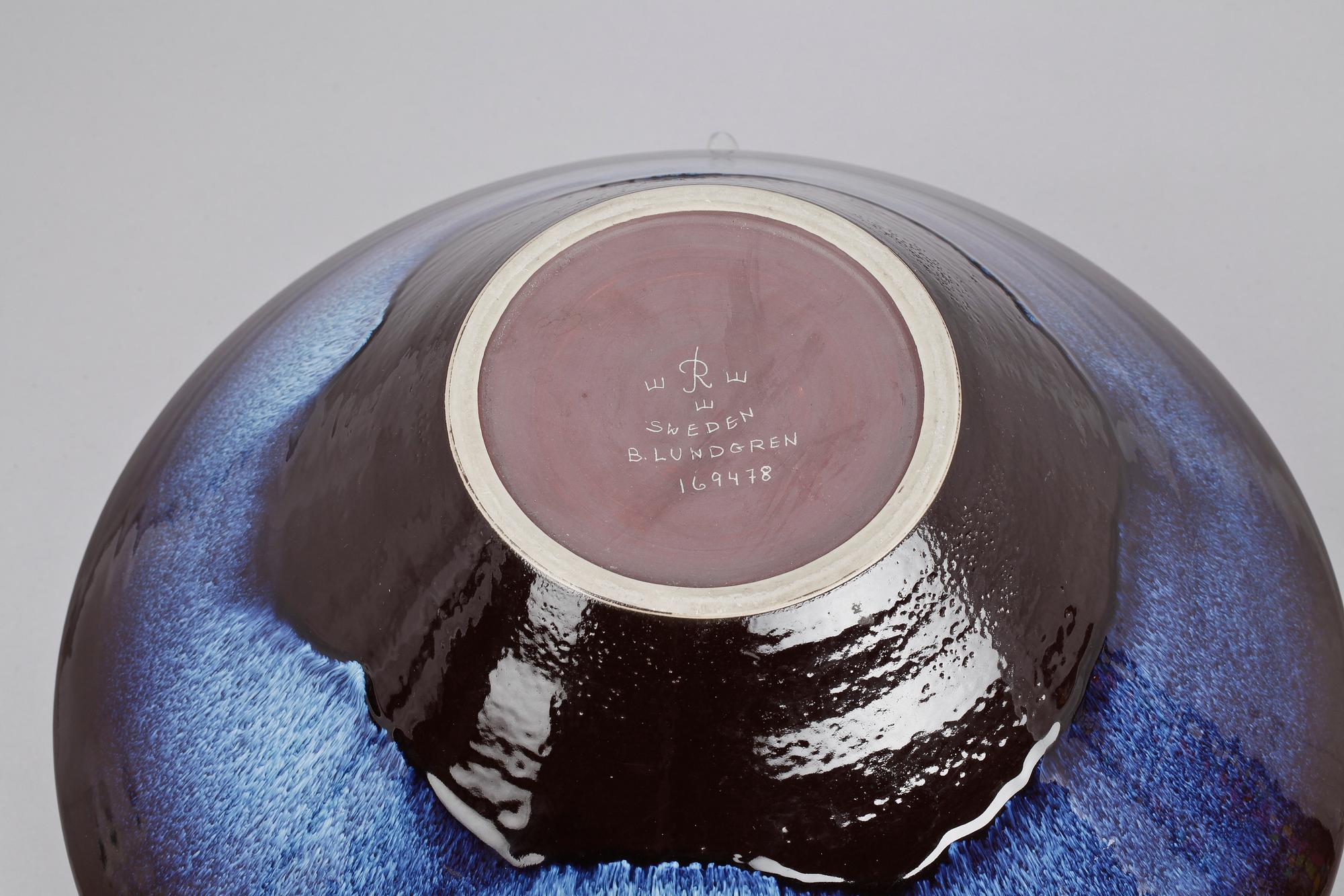 SKÅL, stengods. Bertil Lundgren, Rörstrand. Unikat nr 169478.