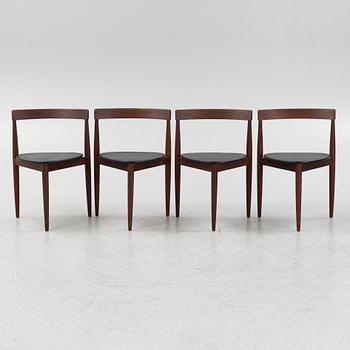 Hans Olsen, four 'Roundette' chairs, Frem Røjle, Denmark, 1950's/60's.