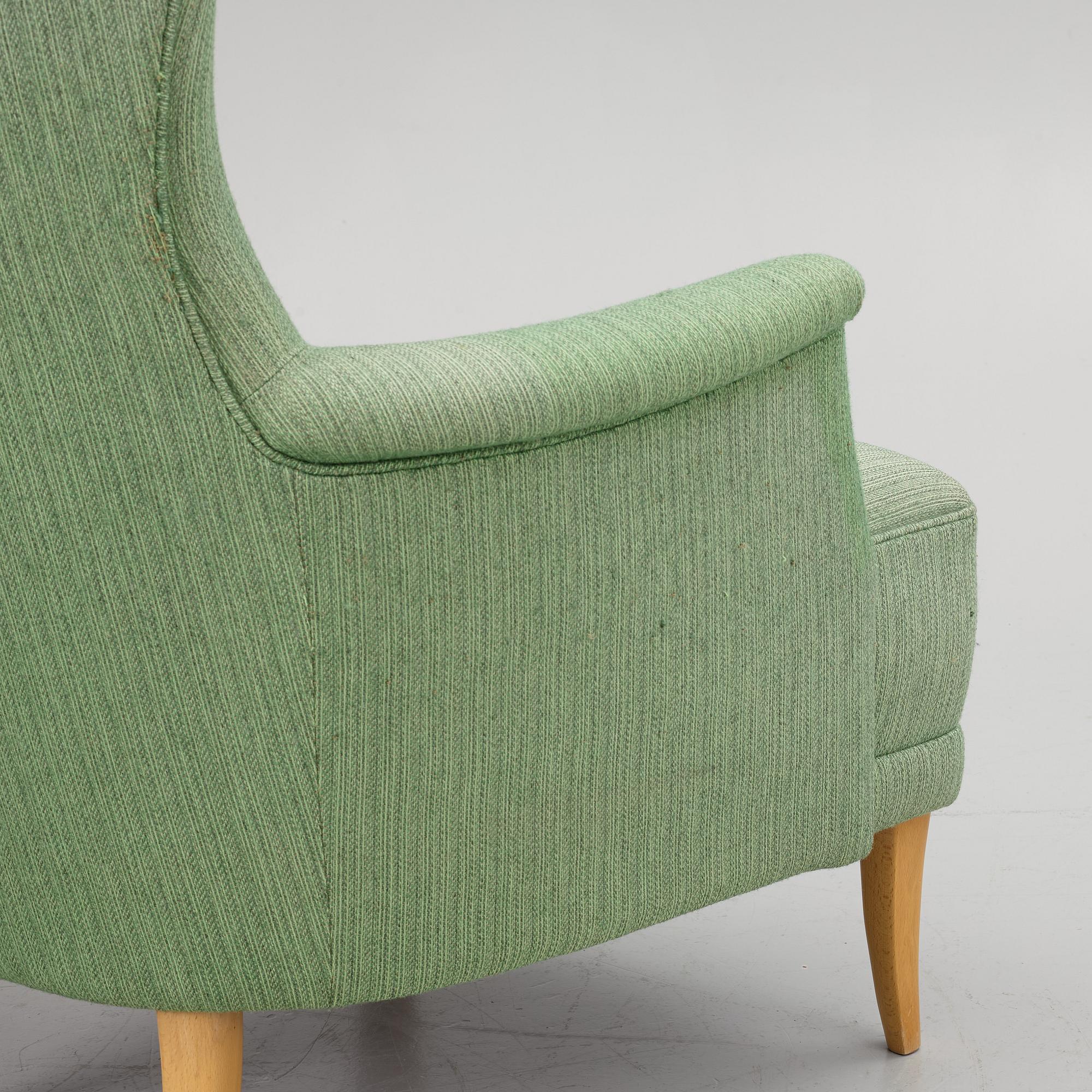 Carl Malmsten, a pair of jubilee edition "Farmor" armchairs, O.H.Sjögren, 2006.