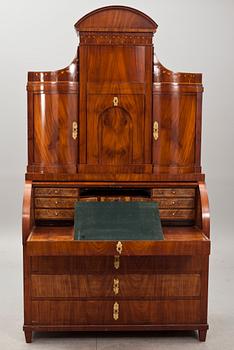 RULLKLAFFSEKRETÄR, empire. Danmark, 1800-talets första hälft.