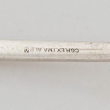 Hummergafflar, 24 st, nysilver, C.G.Hallberg, 1900-tal.