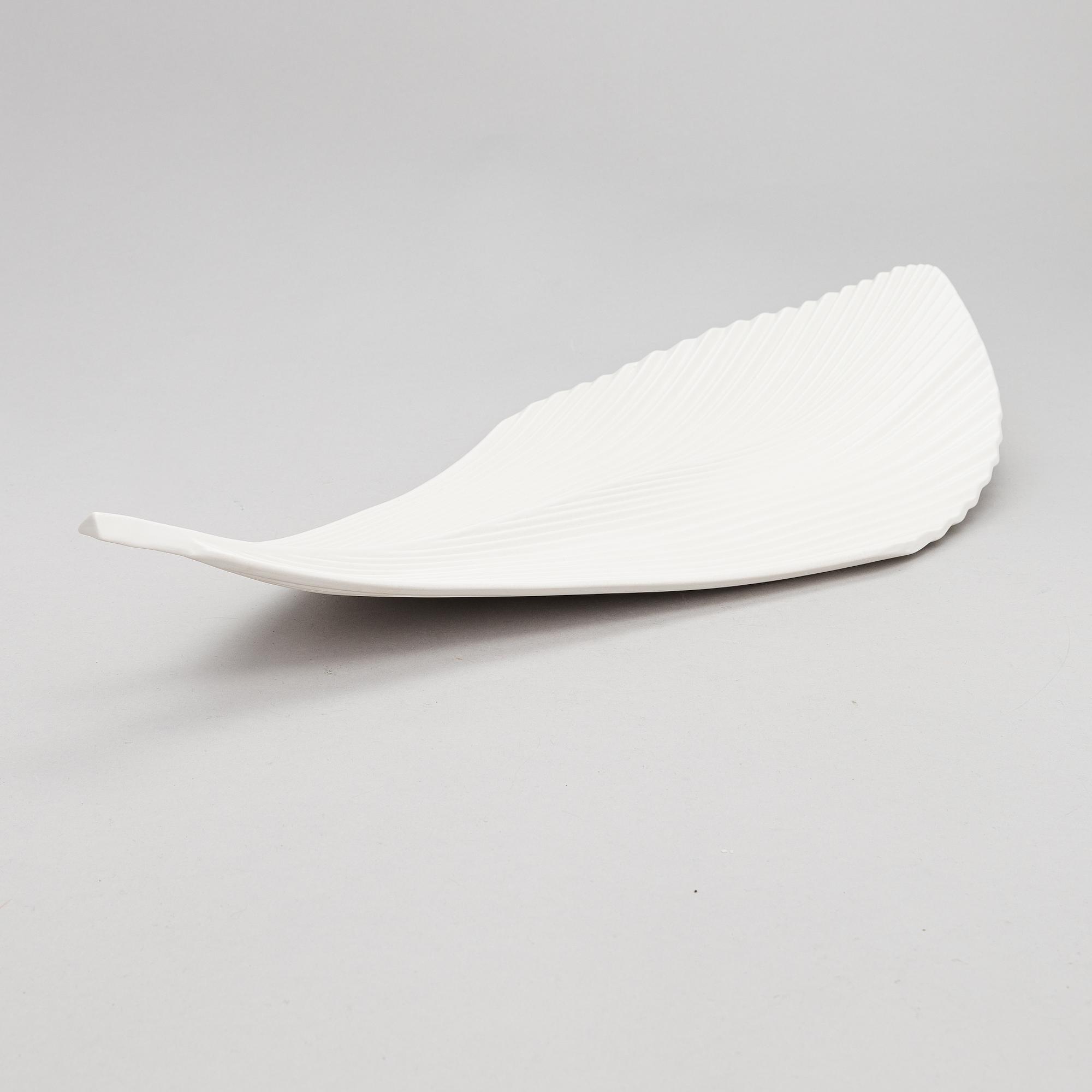 Inkeri Leivo, a ceramic ,"Gardena" dish Pro Arabia Art, Finland. Design 2002.