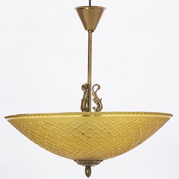 A Swedish Modern Ceiling Lamp, 1940s.