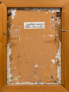 MARTTI INNANEN, öljy levylle, signeerattu -83.