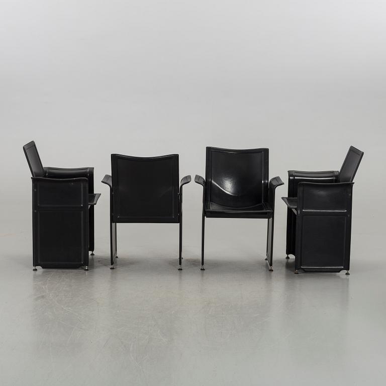 TITO AGNOLI, karmstolar, 6 st, "Korium", för Matteo Grassi.