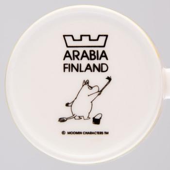 MUMINMUGGAR, 13 st, porslin, Moomin Characters, Arabia 1999-2017.