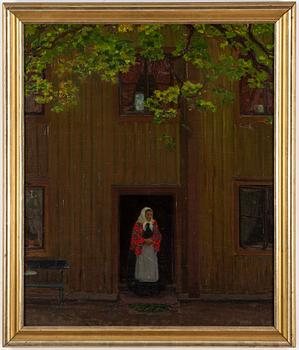 PELLE SWEDLUND, oil on canvas, signed.