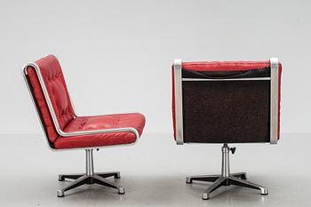 FÅTÖLJER, ett par, Eric Sigfrid Persson.