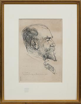 CARL LARSSON, mjukgrundsetsning, osignerad.