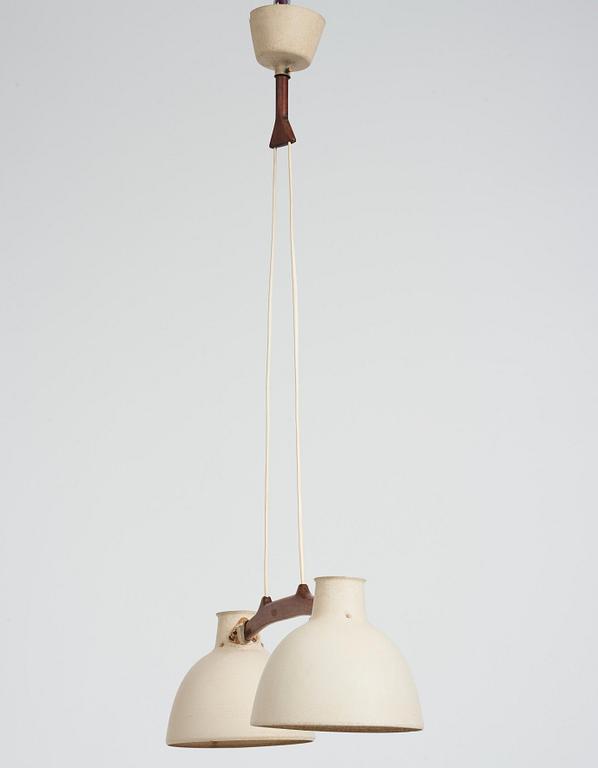 Hans-Agne Jakobsson, taklampa, "S-609" Hans-Agne Jakobsson AB, Åhus, 1950-tal.